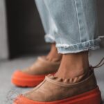 Botki wsuwane Rock Wemu karmelowe