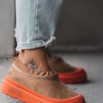 Botki wsuwane Rock Wemu karmelowe