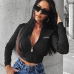 Sweter rozpinany IDEAL OLAVOGA czarny