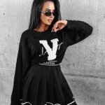 Sweter klasyczny VINDI OLAVOGA czarny