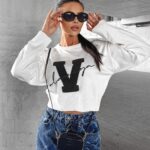 Sweter klasyczny VINDI OLAVOGA ecru