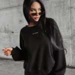 Bluza oversize DIORA OLAVOGA czarna