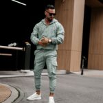 Kurtka męska przejściowa sportowa CRISP OLAVOGA zielona