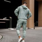 Kurtka męska przejściowa sportowa CRISP OLAVOGA zielona