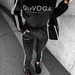 Dres damski welurowy HANDY OLAVOGA czarny