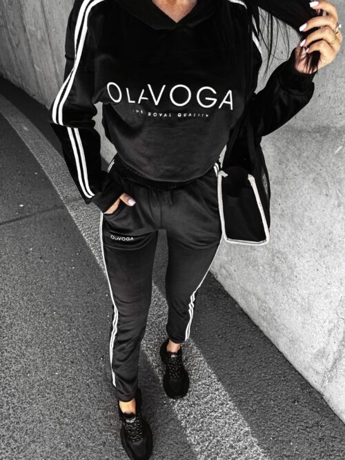 Dres damski welurowy HANDY OLAVOGA czarny