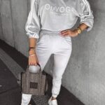 Dres damski welurowy HANDY OLAVOGA szary