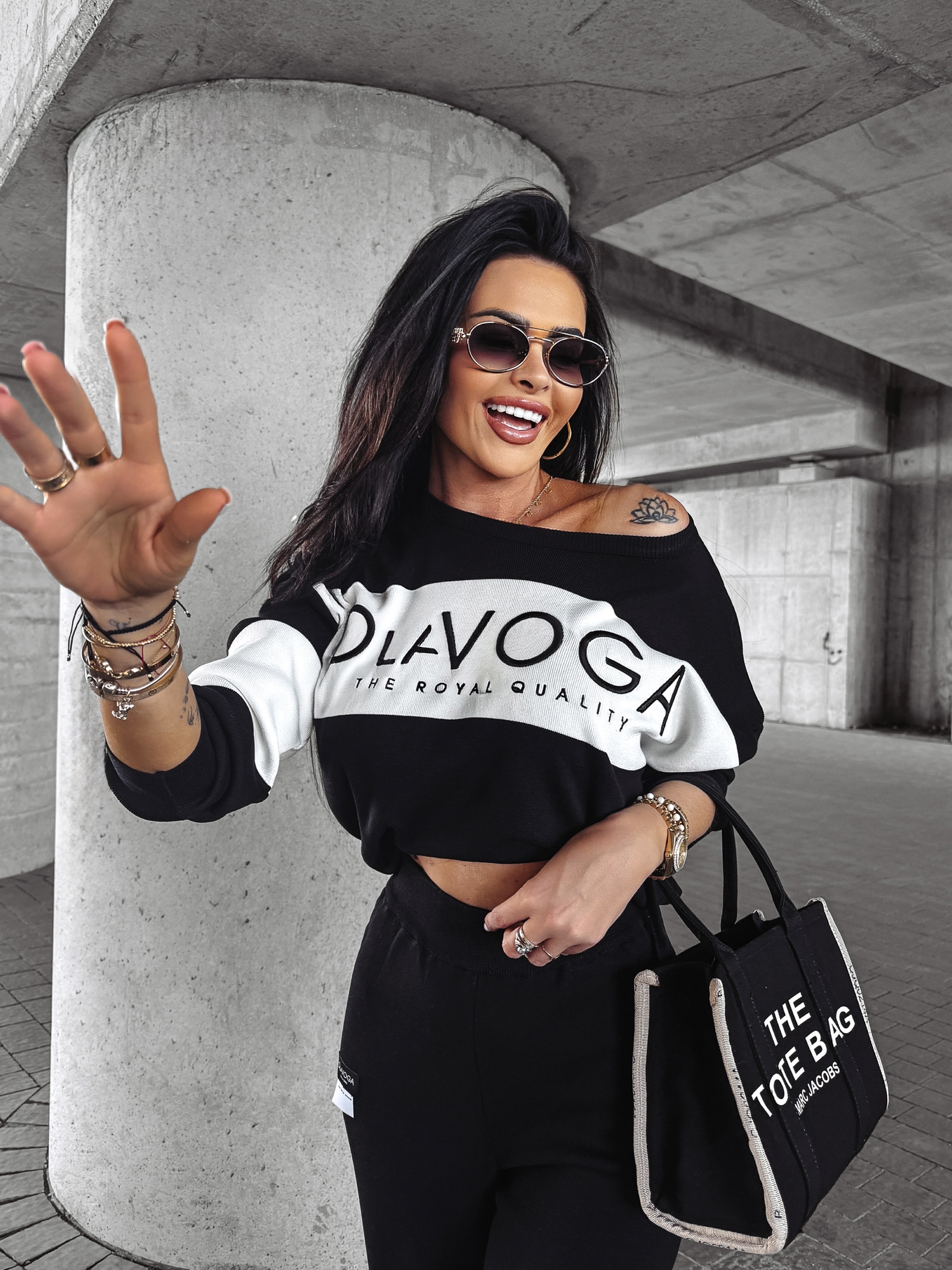 Komplet dres sportowy LUXFORM OLAVOGA czarny