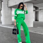 Komplet dres sportowy LUXFORM OLAVOGA zielony