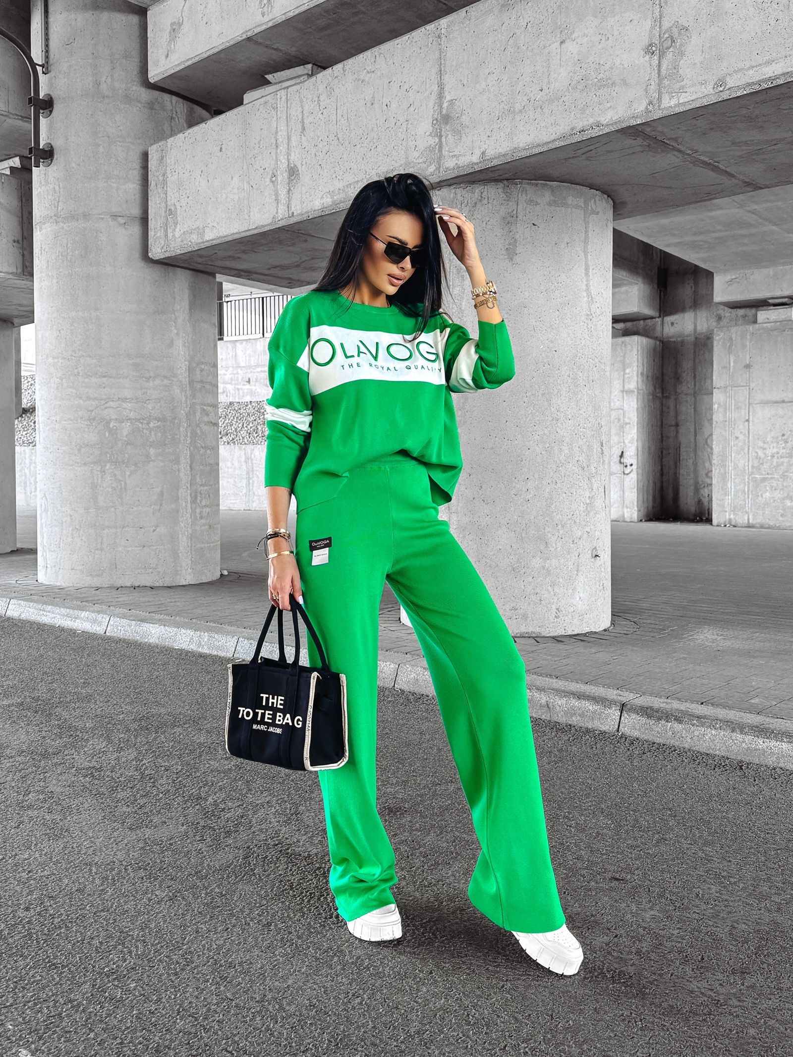 Komplet dres sportowy LUXFORM OLAVOGA zielony