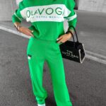 Komplet dres sportowy LUXFORM OLAVOGA zielony