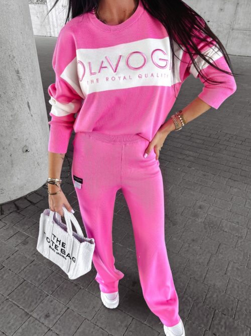 Komplet dres sportowy LUXFORM OLAVOGA pudrowy