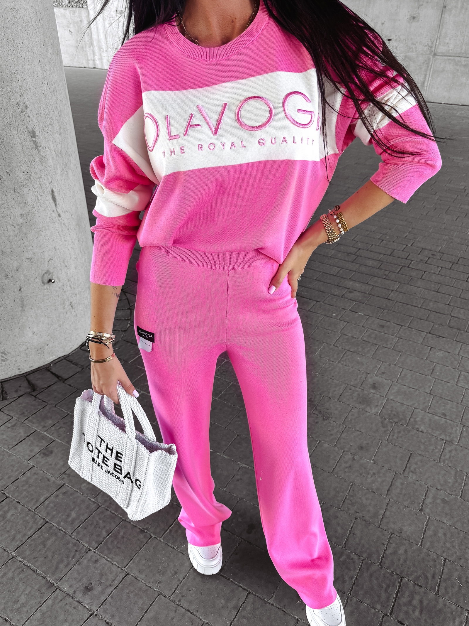 Komplet dres sportowy LUXFORM OLAVOGA pudrowy