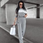 Komplet dres sportowy LUXFORM OLAVOGA szary