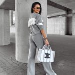 Komplet dres sportowy LUXFORM OLAVOGA szary