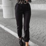 Spodnie dresowe joggery ELLYN OLAVOGA czarne