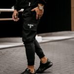 Spodnie sportowe jogger męskie COMFORT OLAVOGA czarne