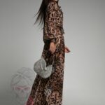 Kombinezon szyfonowy NB Centavos w panterkę