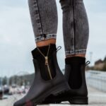 Kalosze botki Rock Umberllo czarne