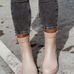 Kalosze botki Rock Umberllo beżowe