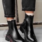 Botki klasyczne Rock Topeg czarne