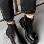 Botki klasyczne Rock Topeg czarne