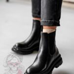 Botki klasyczne Rock Topeg czarne