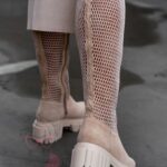 Kozaki oficerki kabaretki Rock Autoriz beżowe