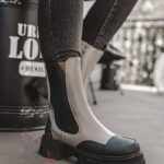 Botki motocyklowe Rock Mrok khaki