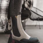 Botki motocyklowe Rock Mrok khaki