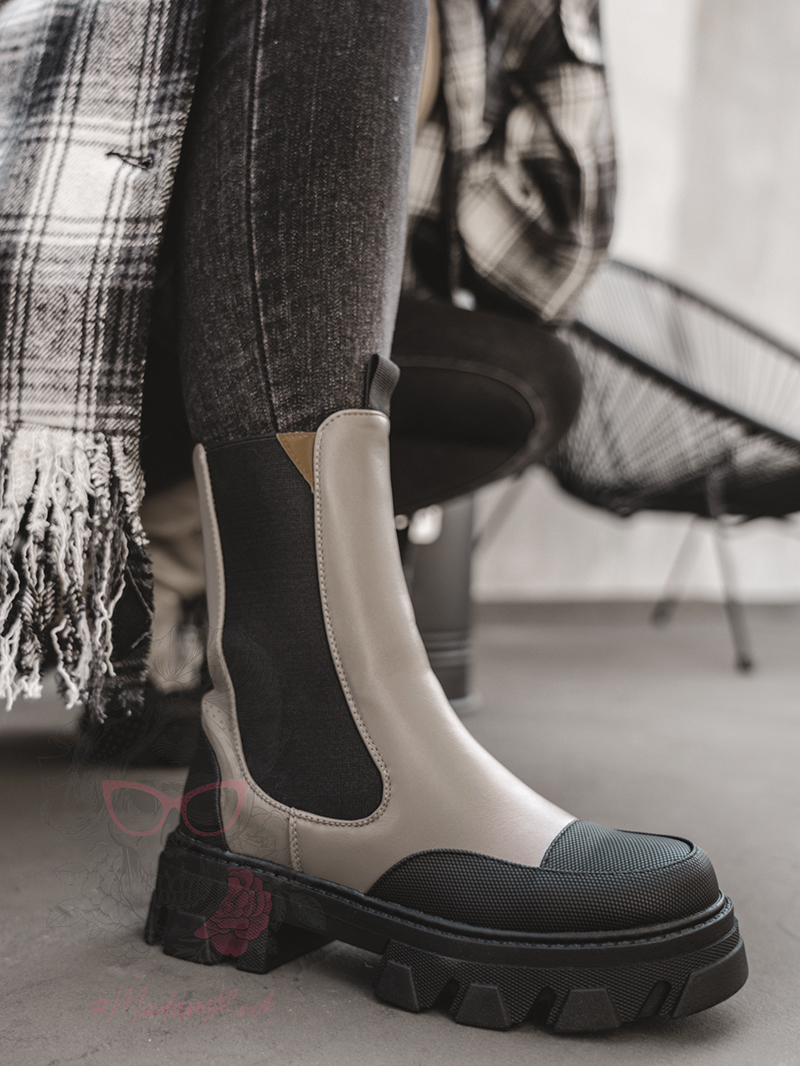 Botki motocyklowe Rock Mrok khaki