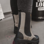 Botki motocyklowe Rock Mrok khaki