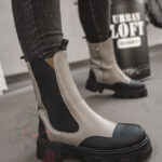 Botki motocyklowe Rock Mrok khaki