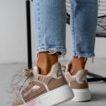 Sneakersy Madam GULIE karmelowe