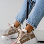 Sneakersy Madam GULIE karmelowe