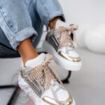 Sneakersy Madam GULIE złote