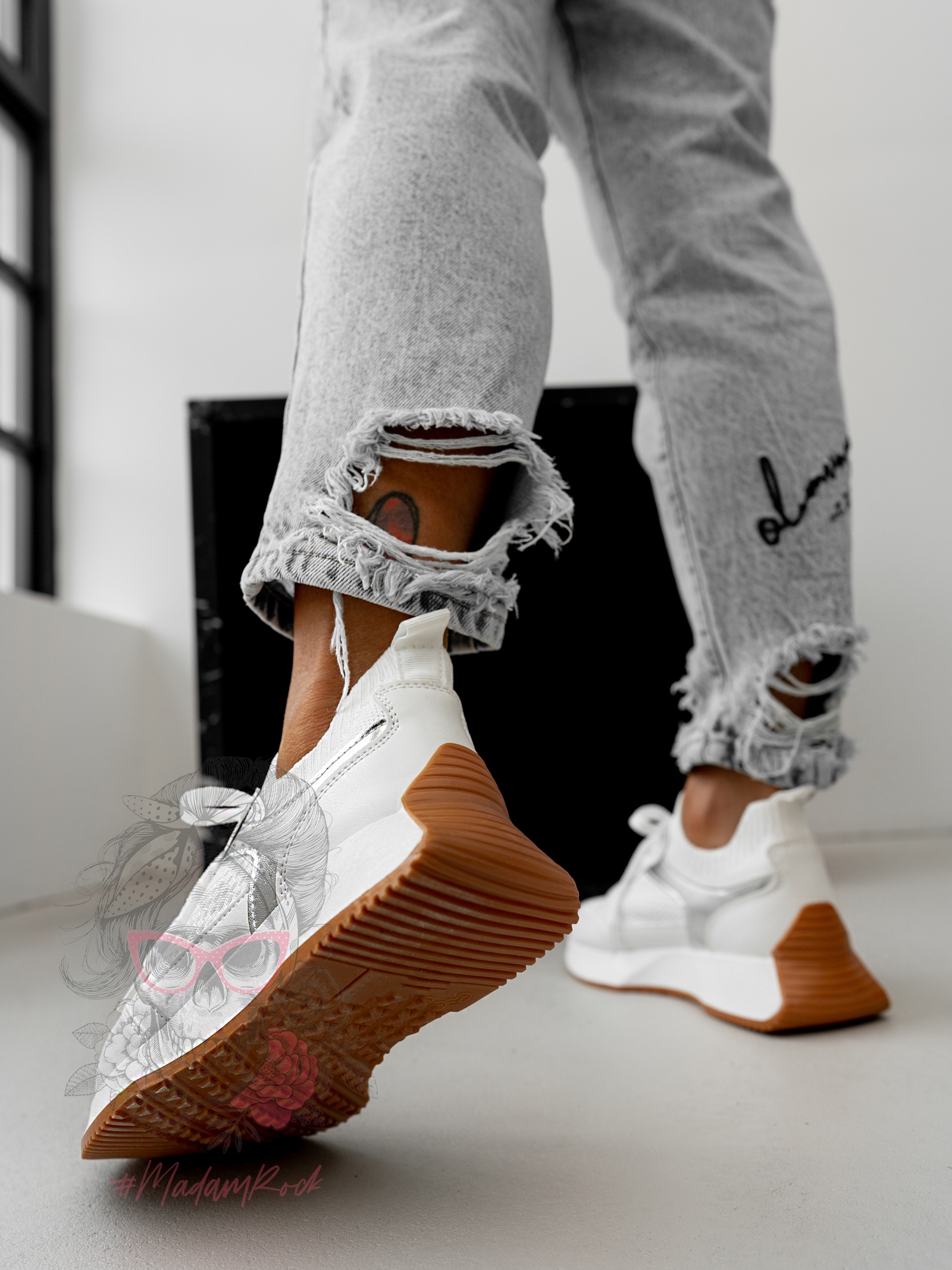 Buty sportowe Madam Igose białe