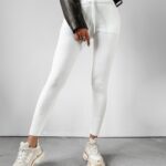 Spodnie dzianinowe SACHET OLAVOGA ecru