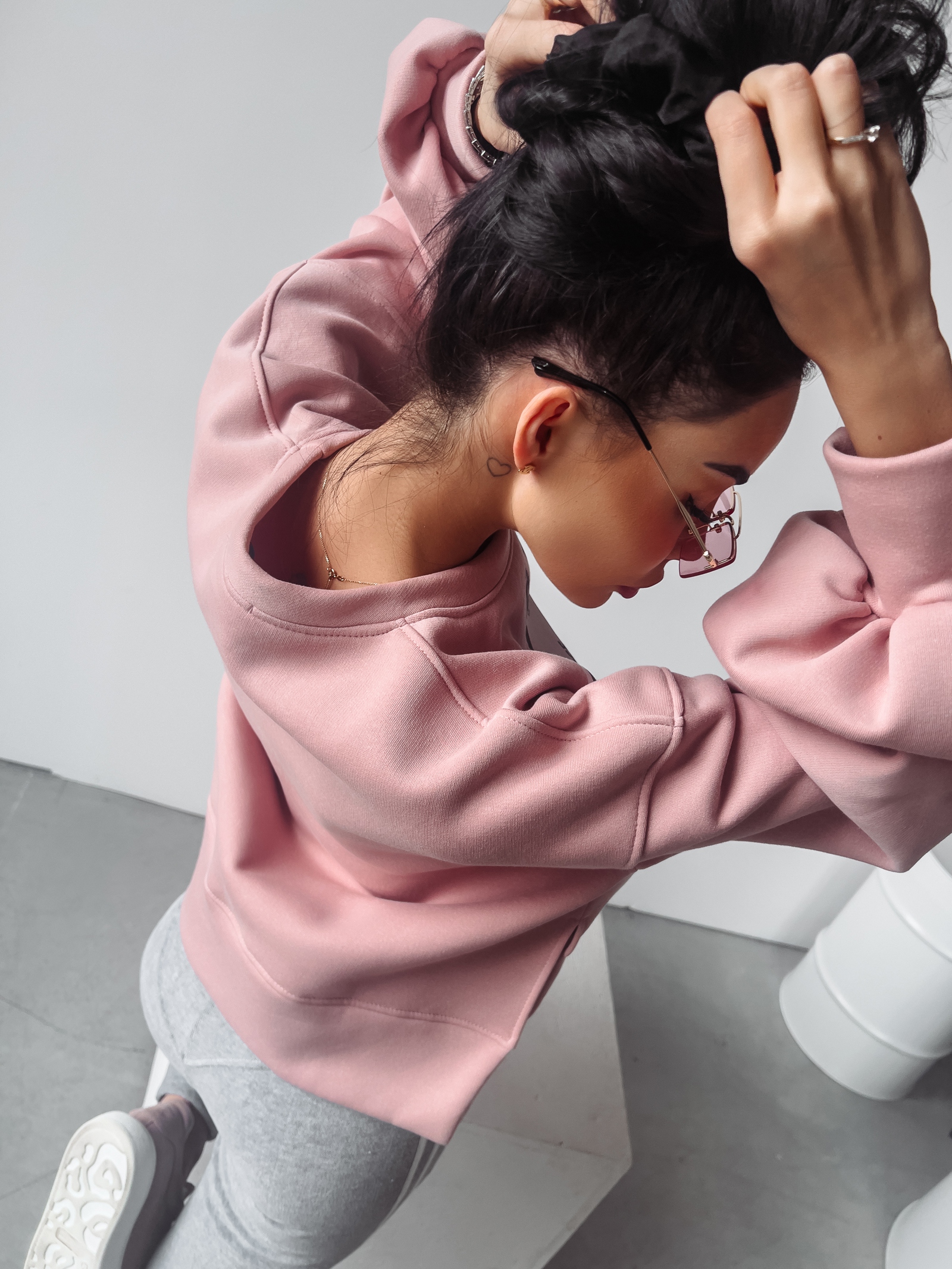 Bluza damska crewneck OKLAHOMA OLAVOGA różowa Bluza damska crewneck OKLAHOMA OLAVOGA różowa