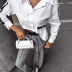 Koszula damska krótka CLARITY OLAVOGA ecru