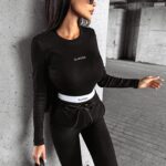 Komplet bawełniany casual FANE OLAVOGA czarny