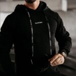 Komplet dres męski bawełniany casual ARES OLAVOGA czarny