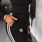 Spodnie regulowane HAVEN OLAVOGA czarne