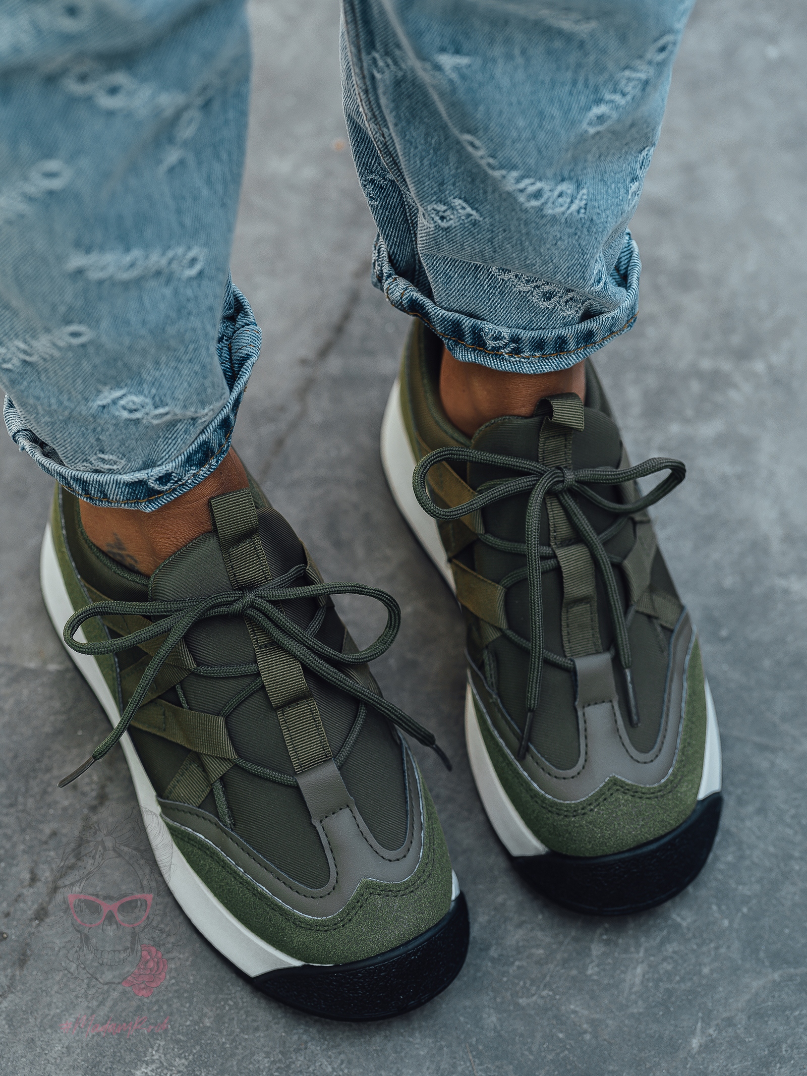 Buty sportowe Madam Homely II khaki