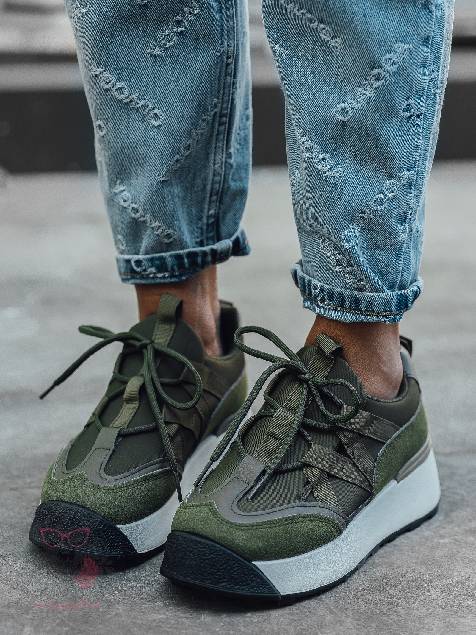 Buty sportowe Madam Homely II khaki