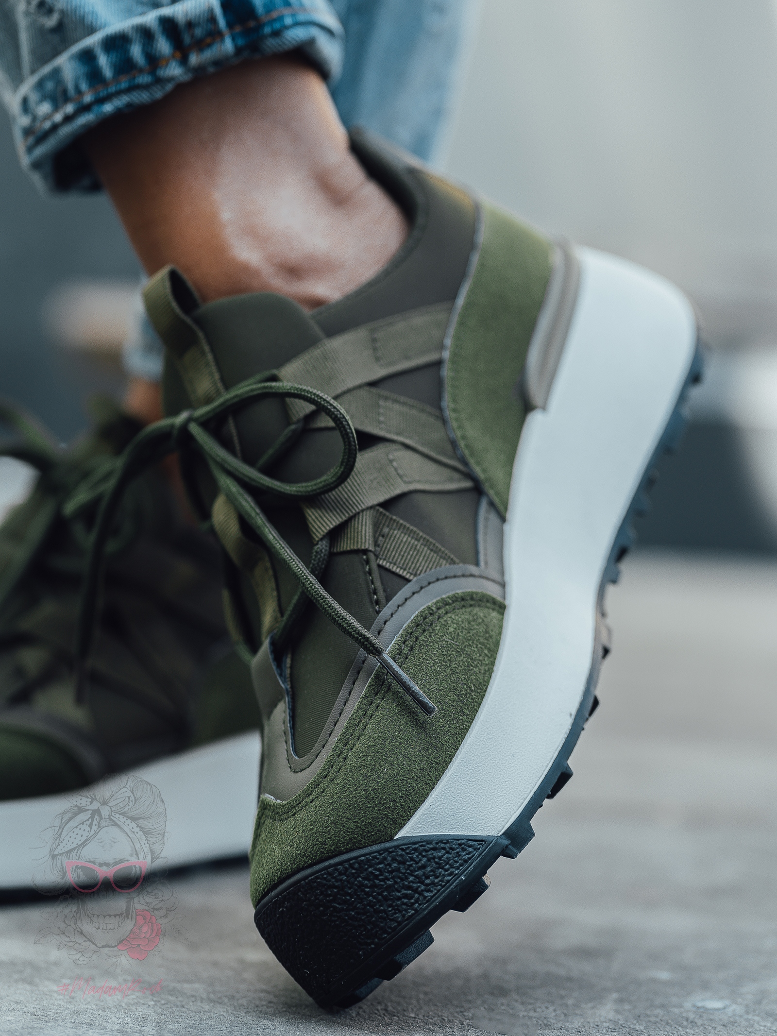 Buty sportowe Madam Homely II khaki