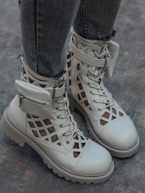 Workery ażurowe Rock LyFlo beżowe