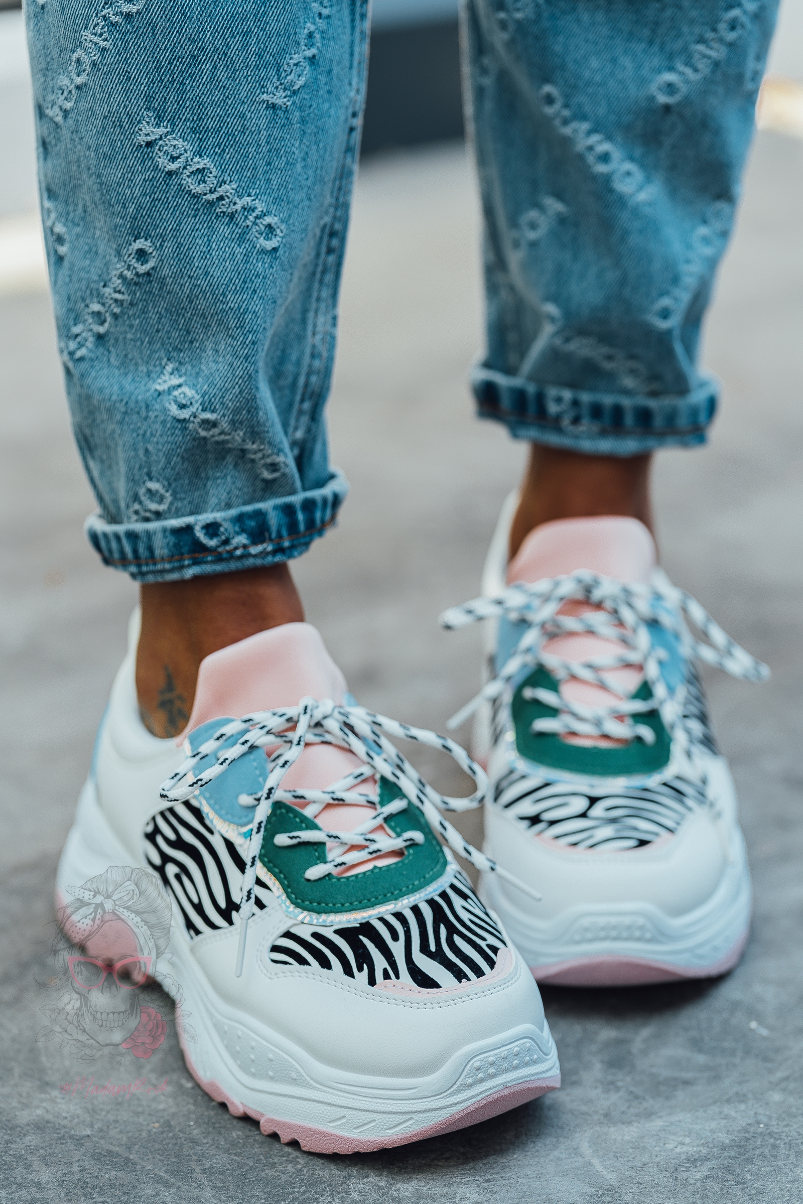 Buty sportowe Madam Mufix II białe Buty sportowe Madam Mufix II białe