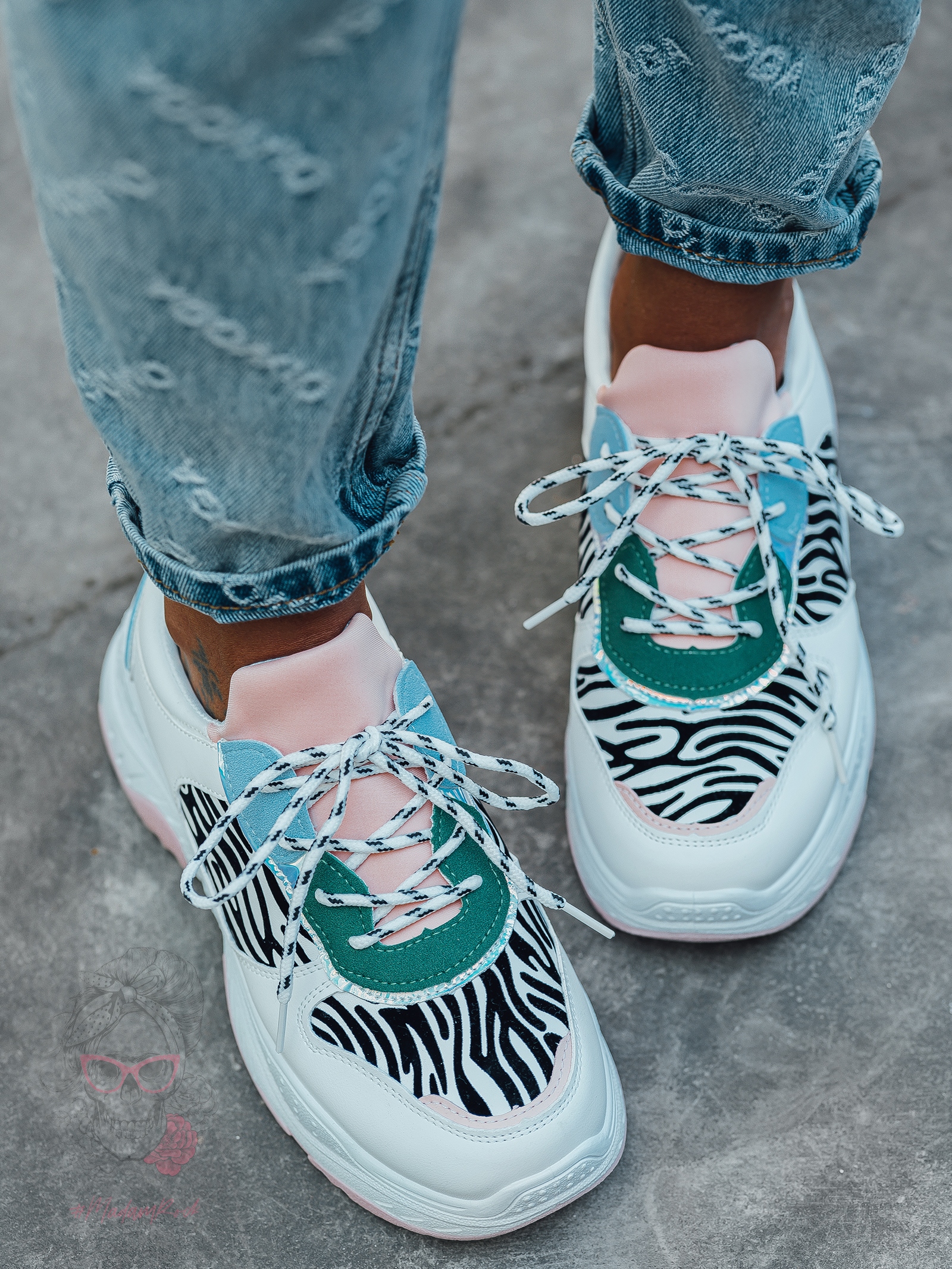 Buty sportowe Madam Mufix II białe Buty sportowe Madam Mufix II białe