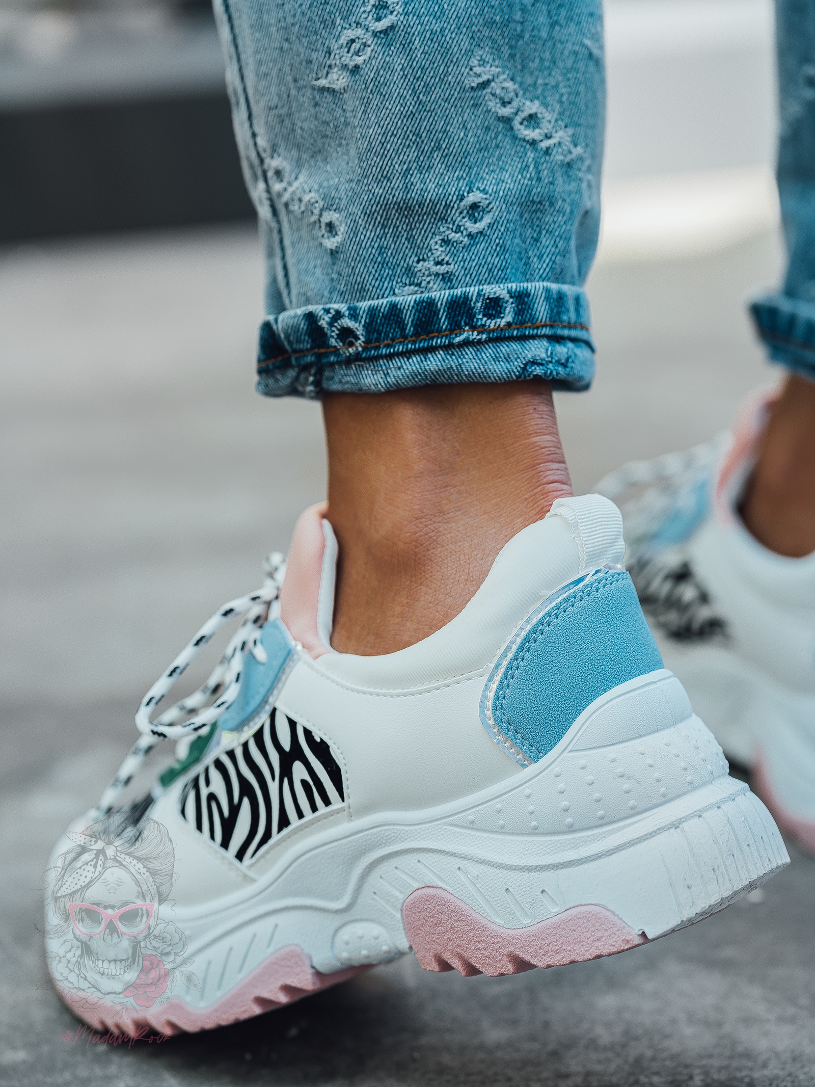 Buty sportowe Madam Mufix II białe Buty sportowe Madam Mufix II białe